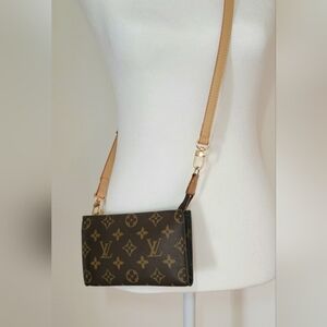 Authentic Louis Vuitton Brown Monogram Pouch